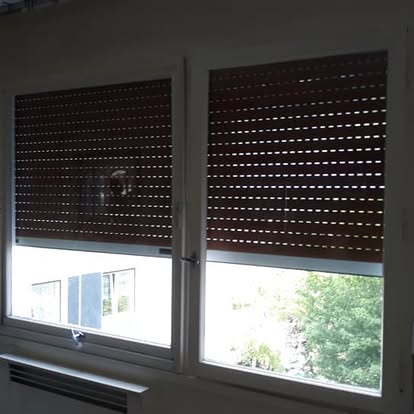 Fenêtre avec volet roulant Bubendorff installé par Will Depannage 76 à Mont-Saint-Aignan